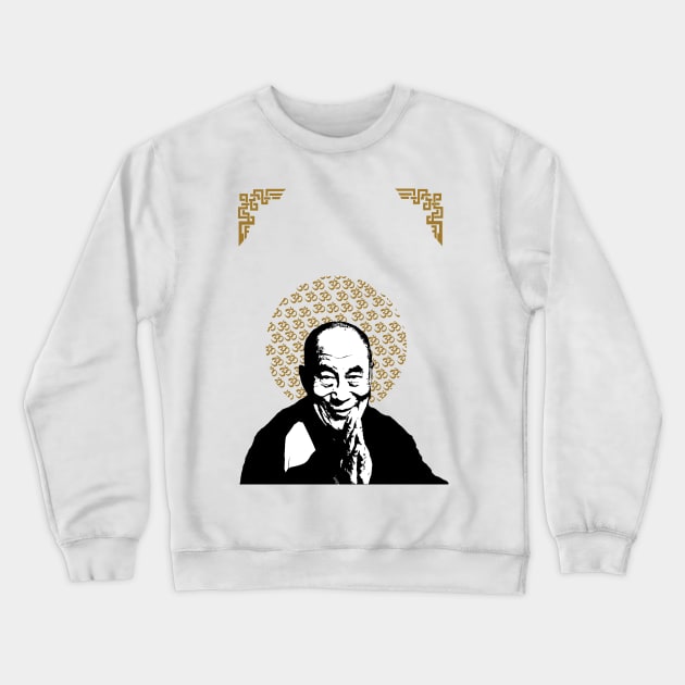 Dalai Lama Crewneck Sweatshirt by Allbestshirts